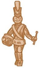 Wooden soldier  embroidery design