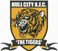 Hull City AFC The Tigers logo embroidery design