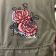 Denim jacket with love rose embroidery design