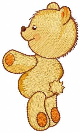 Take your teddy free embroidery design