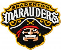 Bradenton Marauders logo embroidery design