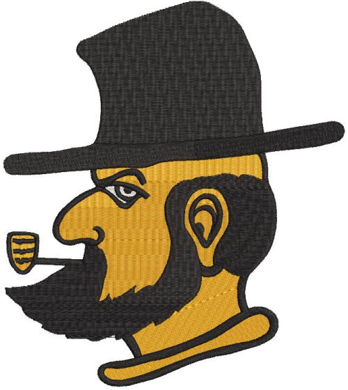 Appalachian State Mountaineers Alternate Logo 2014 embroidery design