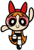 Blossom start embroidery design