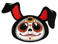 Skeleton bunny 2 embroidery design