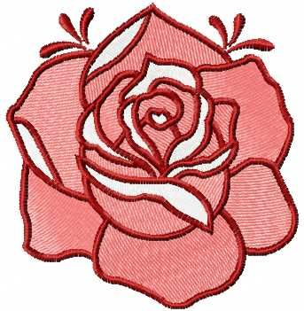 rose free embroidery design 21