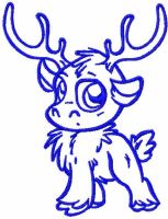 Sven chibi 3 embroidery design