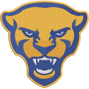 Pittsburgh Panthers 2019 Secondary Logo embroidery design