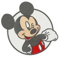 Imaginative Mickey embroidery design