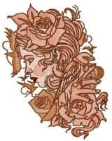 Despair embroidery design
