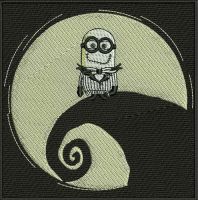 Minion's nightmare embroidery design