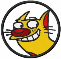 Cat nickelodeon embroidery design