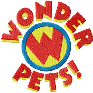 Wonder Pets Logo embroidery design