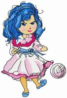 Awkward age embroidery design