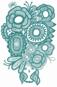 Beehive 2 embroidery design