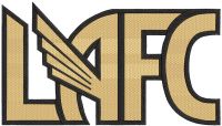 Los Angeles Football Club logo embroidery design