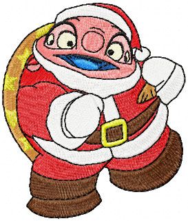 Dr. Jumba Jookiba with Christmas Gifts machine embroidery design