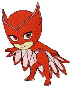 Owlette embroidery design
