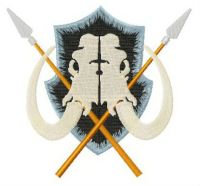 Wildlings logo embroidery design