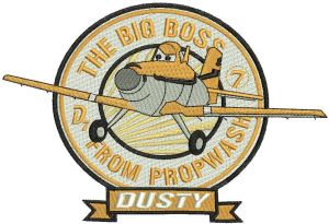 Dusty Crophopper embroidery design
