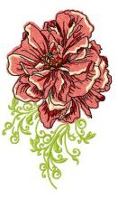 Marigold embroidery design