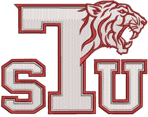 Texas Southern Tigers Secondary Logo embroidery design