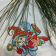 Napkin with Christmas Elf embroidery design