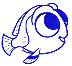 Nemo's friend 2 embroidery design