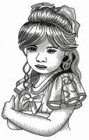 My childhood embroidery design