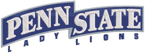 Penn State Nittany Lions Wordmark Logo embroidery design
