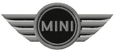 BMW mini logo machine embroidery design