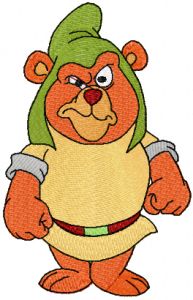 Gruffi Gummi embroidery design