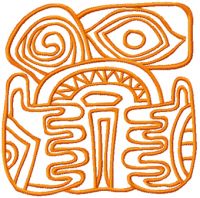 The Heart of a Warrior embroidery design