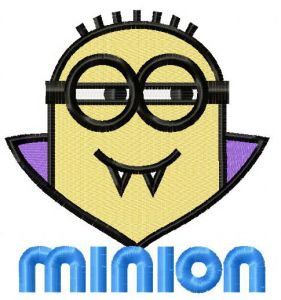 Vampire Minion 7 embroidery design