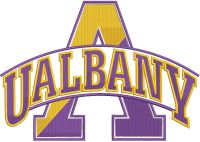 Albany Great Danes circle logo embroidery design
