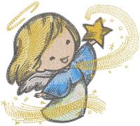 Strictly Come Dancing Angel embroidery design