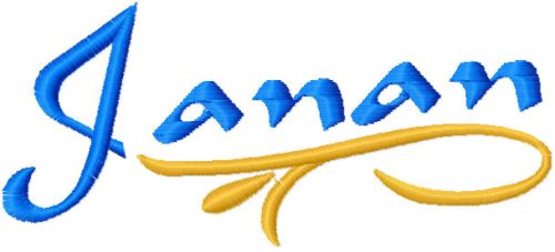 Janan free embroidery design