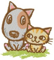 Our friendship embroidery design