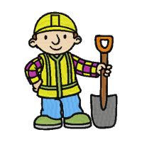 Bob the Builder embroidery design