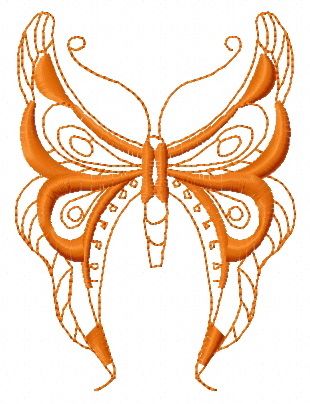 Butterfly 26 machine embroidery design