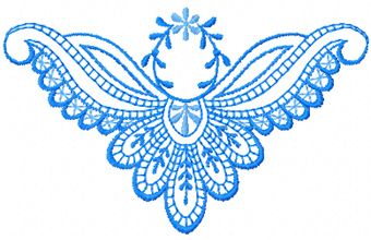blue rhapsody free embroidery design