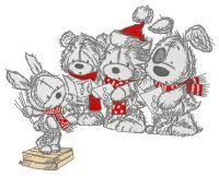 Christmas songs 2 embroidery design