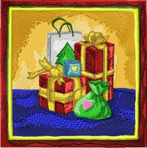 Christmas Gifts embroidery design