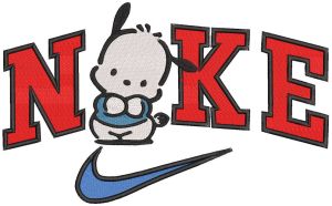 Nike Pochacco embroidery design