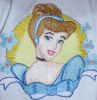 Skirt and t-shirt with Princess embroidery designs