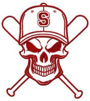 Immortal baseball player 3 embroidery design