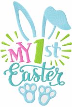My 1st Easter embroidery design