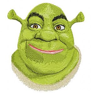 Shrek  embroidery design