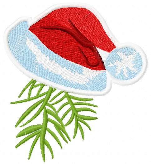 Santa time free embroidery design