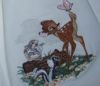 Skirt with Bambi and Jackrabbit embroidery design