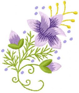 Folk Flow embroidery design